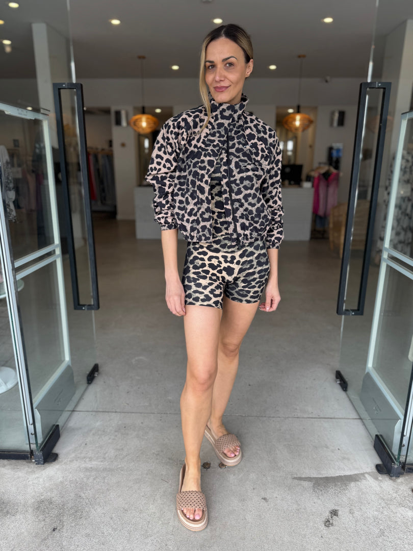 SHEILD JACKET LEOPARD