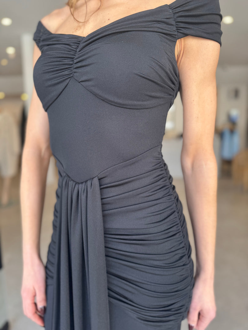 PRESUMPTUOUS OS DRESS - BLACK