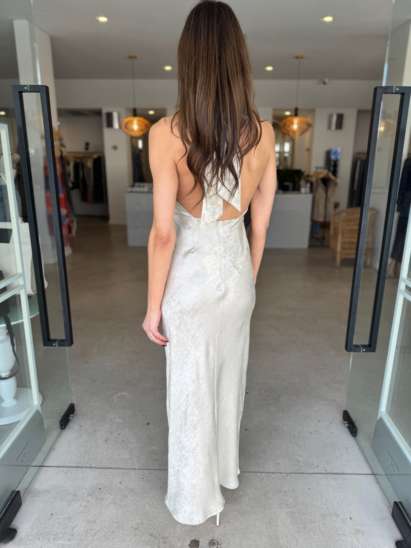 CALDER HALTER MAXI DRESS