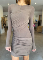 Load image into Gallery viewer, KANANI MINI DRESS - CLAY

