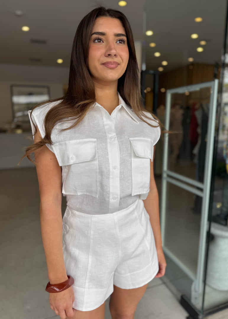 WELLINGTON SL SHIRT IVORY