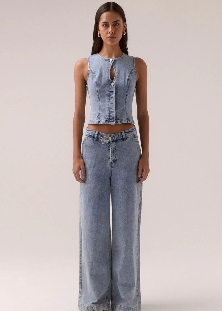 ETCH DENIM JEAN