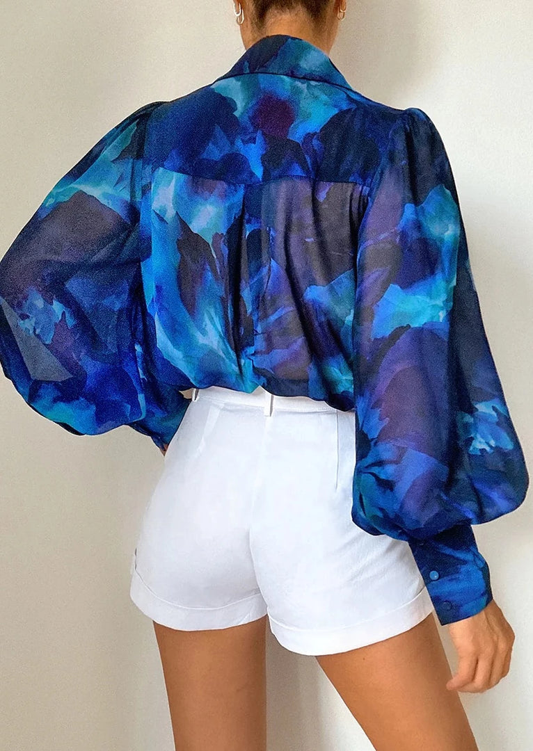 CALISTA BLOUSE - BLUE