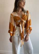 Load image into Gallery viewer, JOPLIN BOLERO MUSTARD TIE DYE
