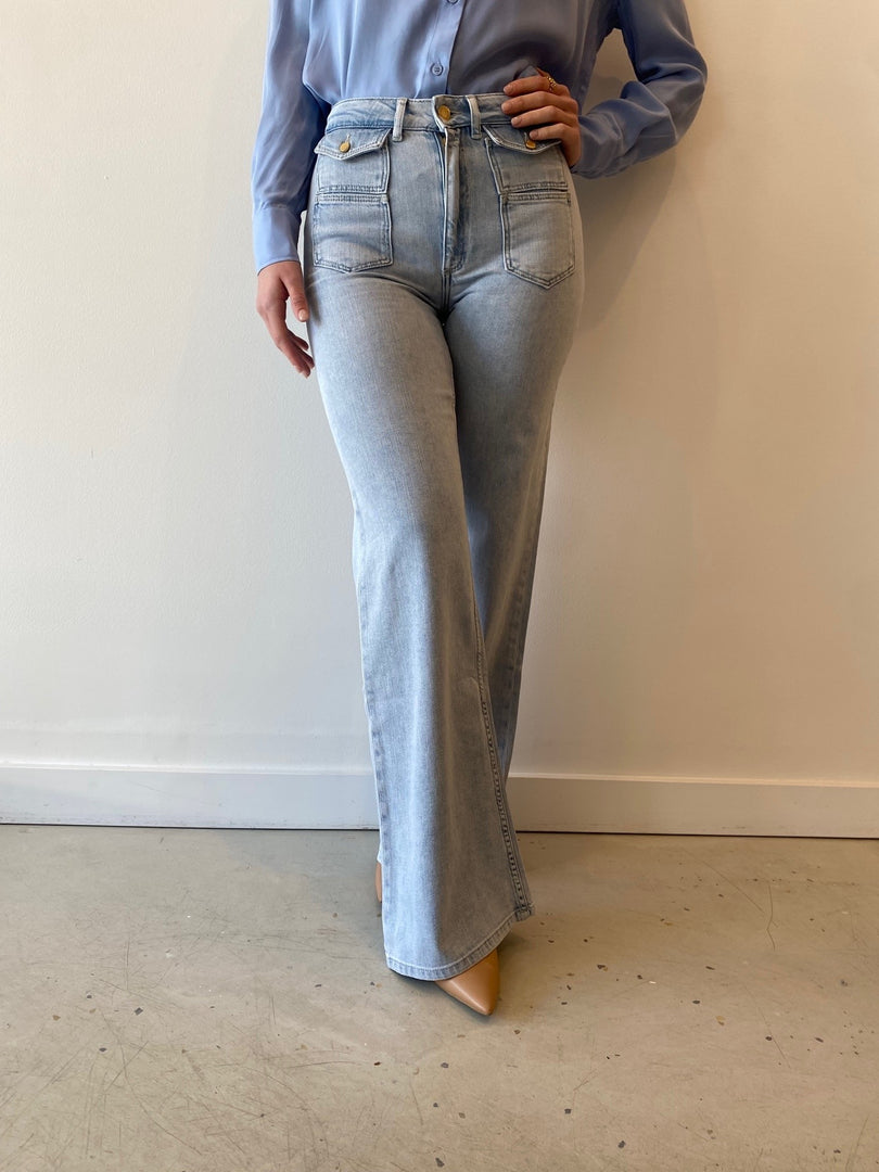 WILLOW WIDE JEAN - DENIM
