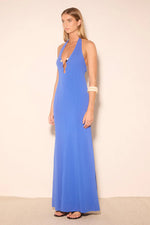 Load image into Gallery viewer, NILE KNIT DRESS AZUL
