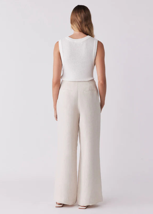 PORTSEA PANT NATURAL