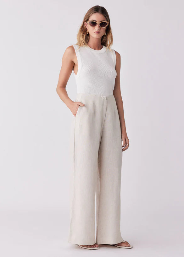 PORTSEA PANT NATURAL