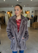 Load image into Gallery viewer, NADIA FUR COAT - MINK
