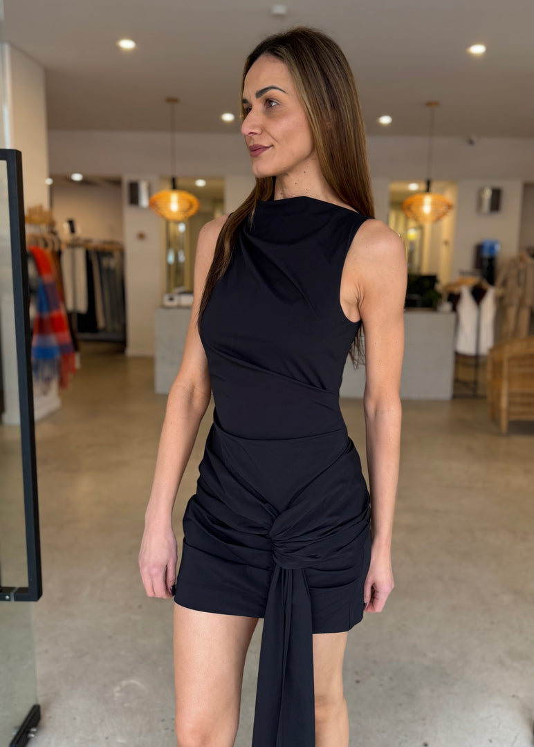 DOMENIC ASYM MINI DRESS