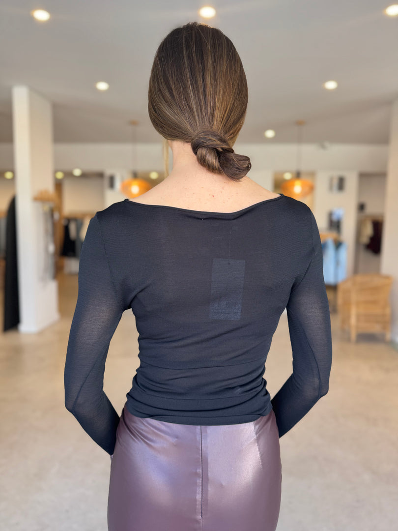 MANI TOP - BLACK