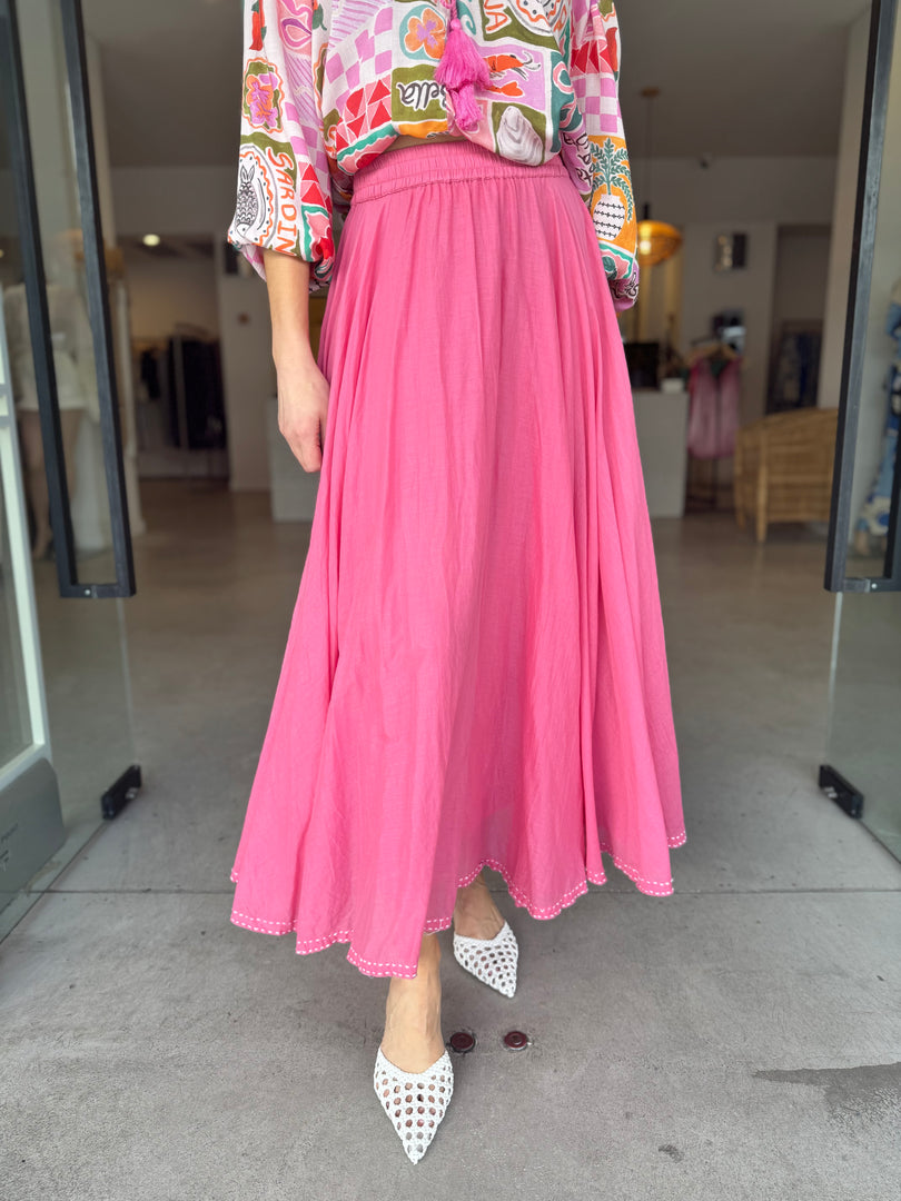 VILLAGE SKIRT - PINK
