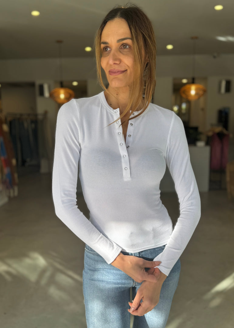 BINX LS TOP WHITE