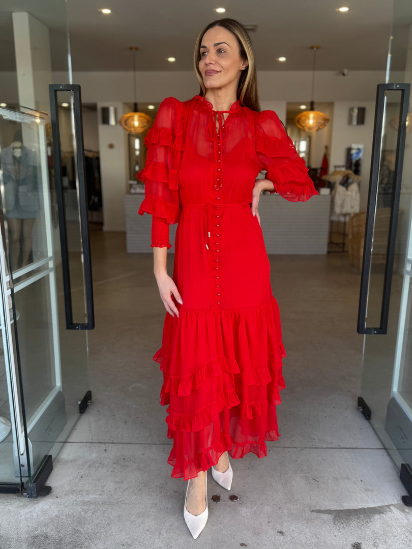 LILJA MAXI DRESS - RED