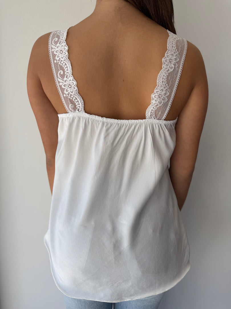 LACE CAMI * PANNA