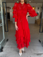 Load image into Gallery viewer, LILJA MAXI DRESS - RED
