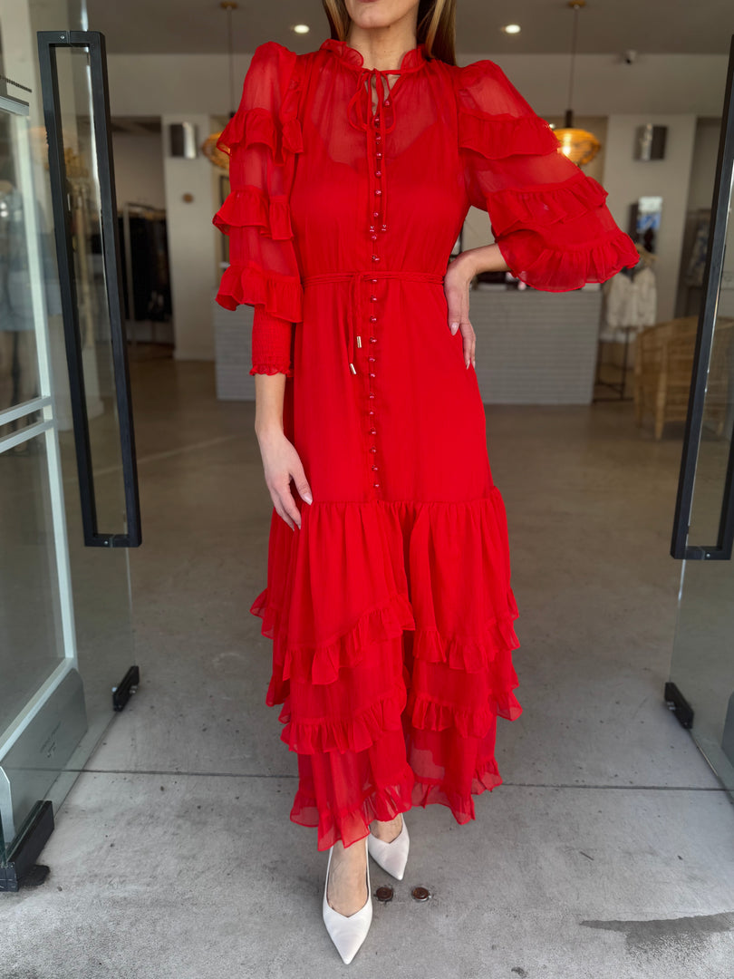LILJA MAXI DRESS - RED