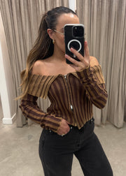 CASSIE JUMPER - CARAMEL