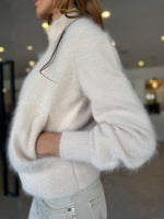 Load image into Gallery viewer, FELIX CASHMERE BOMBER - OATMEAL
