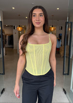 Load image into Gallery viewer, FANTASY BUSTIER - CITRON
