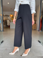 Load image into Gallery viewer, AIR ESS PONTE CROP WIDE LEG
