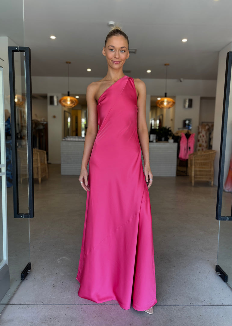 GINA DRESS DEEP PINK