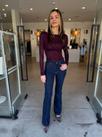 Load image into Gallery viewer, GOOD LEGS FLARE JEANS - DEEP
