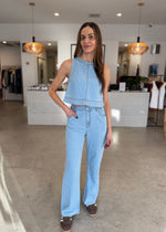 Load image into Gallery viewer, AMELIA TOP - CHAMBRAY
