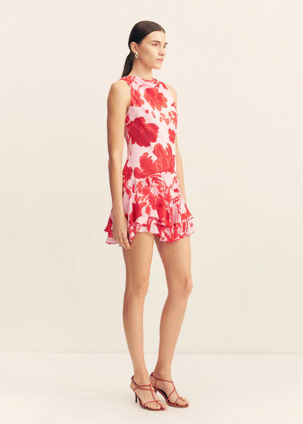 ALEYNA MINI DRESS GERANIUM