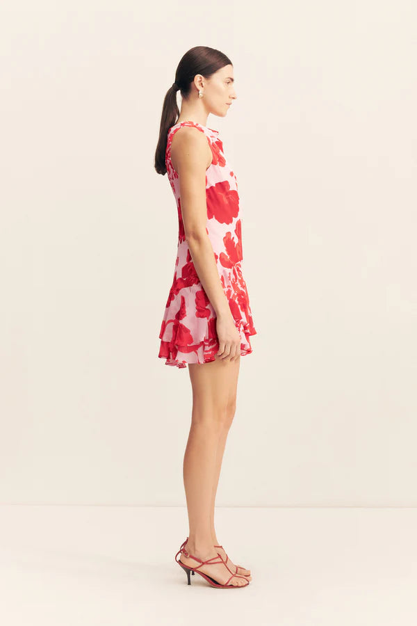 ALEYNA MINI DRESS GERANIUM