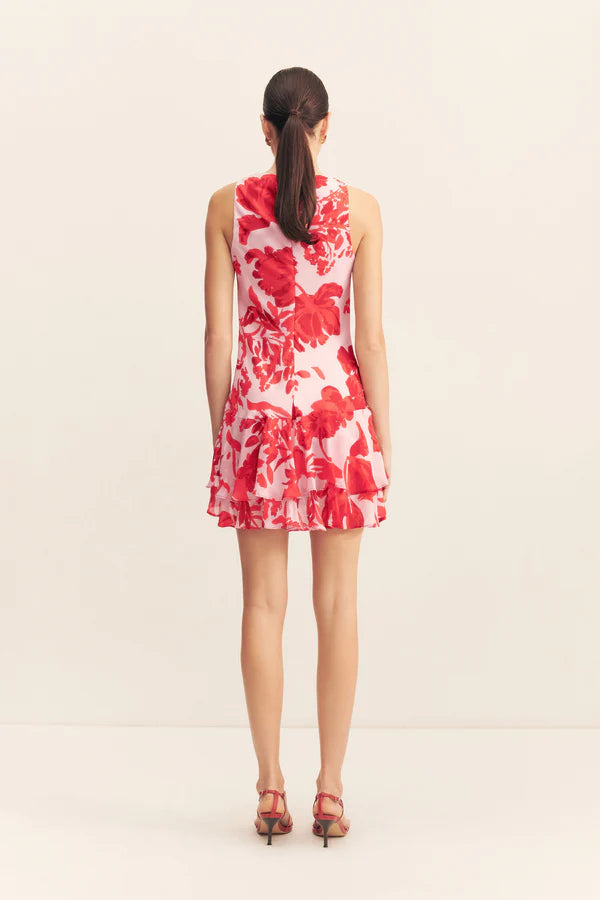 ALEYNA MINI DRESS GERANIUM