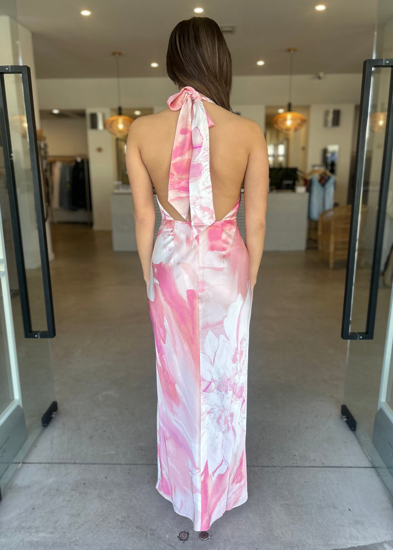 ROBERTS HALTER MAXI DRESS