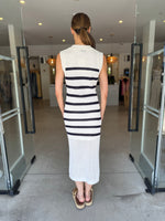 Load image into Gallery viewer, VEDA STRIPE KNIT MIDI DRESS
