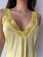 Load image into Gallery viewer, LACE CAMI * GIALLO SOL
