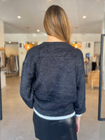 Load image into Gallery viewer, ORBIT KNIT - BLACK METALLIC
