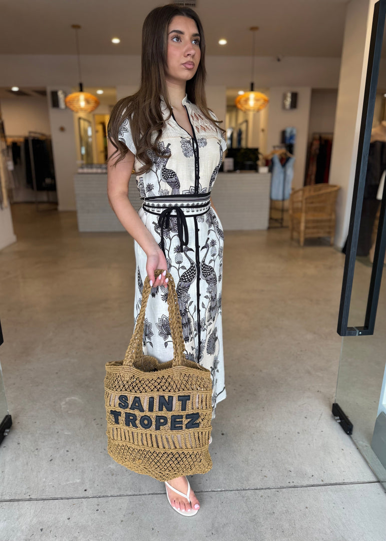 SAINT TROPEZ TOTE - NATURAL