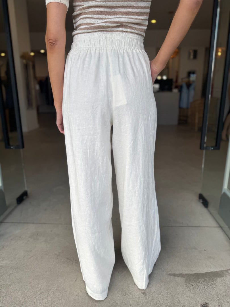 SHARLI PANT - WHITE
