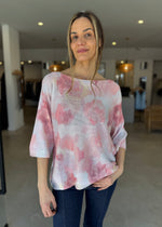 Load image into Gallery viewer, FLOWER PRINT KNIT - ROSA ANTIC
