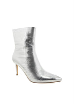 Load image into Gallery viewer, JOANNE BOOT SILVER CROC
