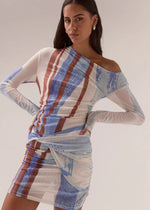 Load image into Gallery viewer, HUNTER MESH MINI DRESS
