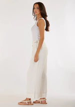 Load image into Gallery viewer, EUGENE LINEN PANT - WHITE
