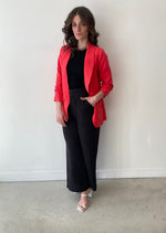 Load image into Gallery viewer, SEVILLE LINEN JACKET - POPPY