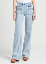 Load image into Gallery viewer, WILLOW WIDE JEAN - DENIM
