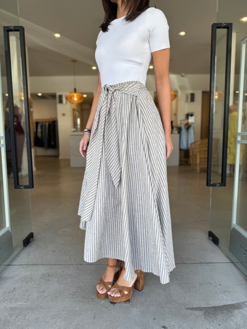 THE EDIT SKIRT - STRIPE
