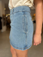 Load image into Gallery viewer, MILES DENIM MINI SKIRT
