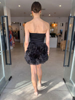 Load image into Gallery viewer, ASHER FLOWER MINI DRESS - BLACK
