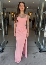 Load image into Gallery viewer, ELENA DRESS - PEACH
