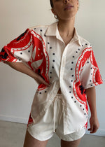 Load image into Gallery viewer, WESTERN SHORT SHIRT SET SAND JAFFA
