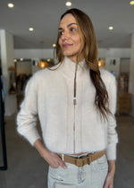 Load image into Gallery viewer, FELIX CASHMERE BOMBER - OATMEAL
