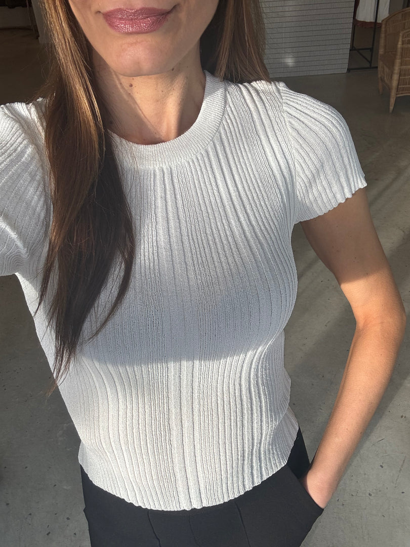MAYA RIB KNIT TEE